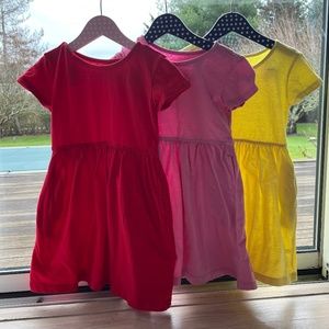 Primary 3 Pack Cotton Dresses (size 4t-5t)